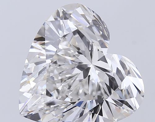 8.12ct F VS1 Rare Carat Ideal Cut Heart Lab Grown Diamond