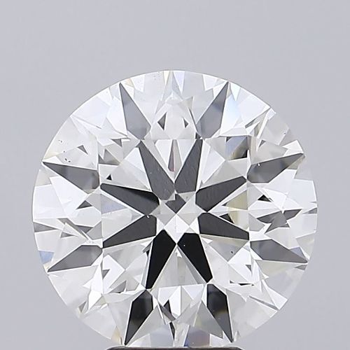 6.01ct H VS2 Ideal Cut Round Lab Grown Diamond