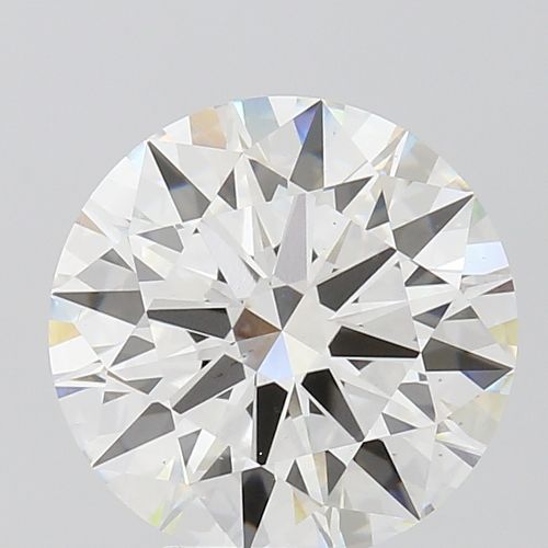 5.06ct H VS2 Rare Carat Ideal Cut Round Lab Grown Diamond