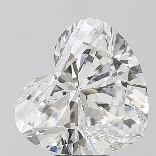 6.10ct F VS2 Very Good Cut Heart Lab Grown Diamond