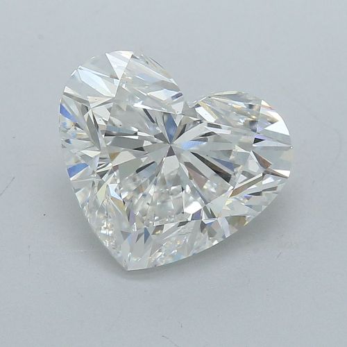 7.05ct F VS2 Rare Carat Ideal Cut Heart Lab Grown Diamond