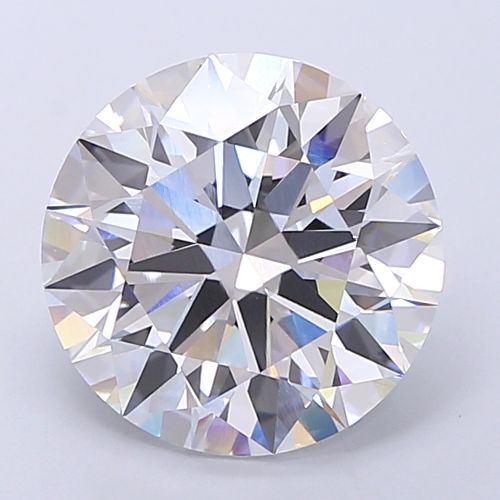 6.09ct D VVS2 Rare Carat Ideal Cut Round Lab Grown Diamond