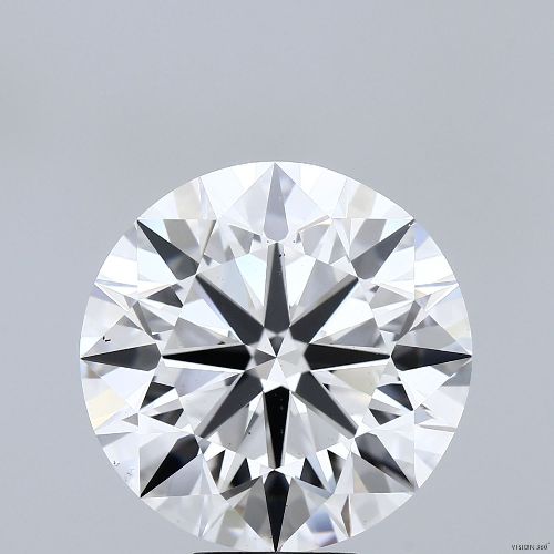 10.08ct F VS2 Rare Carat Ideal Cut Round Lab Grown Diamond