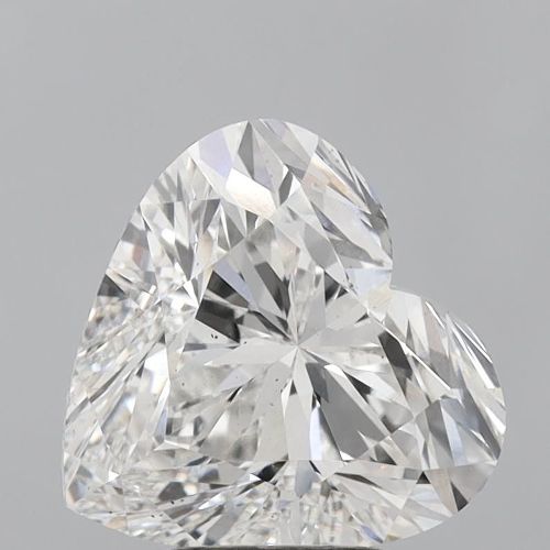 4.02ct F SI1 Rare Carat Ideal Cut Heart Lab Grown Diamond