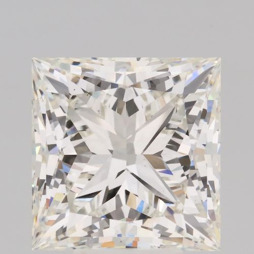 7.03ct H VS1 Rare Carat Ideal Cut Princess Lab Grown Diamond