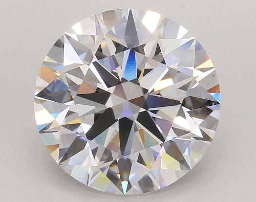 6.09ct D VS2 Rare Carat Ideal Cut Round Lab Grown Diamond