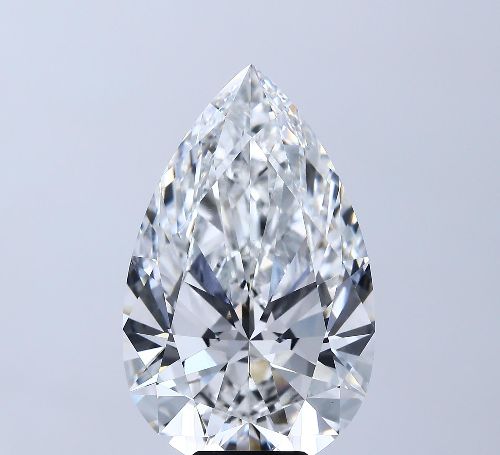10.15ct E VVS2 Rare Carat Ideal Cut Pear Lab Grown Diamond