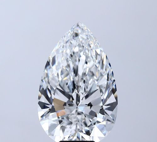 10.31ct E VVS2 Rare Carat Ideal Cut Pear Lab Grown Diamond