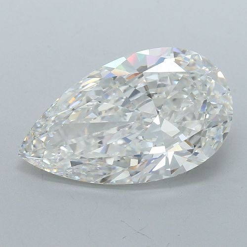 10.33ct F VVS2 Very Good Cut Pear Lab Grown Diamond