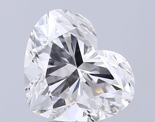 5.03ct G VS2 Rare Carat Ideal Cut Heart Lab Grown Diamond