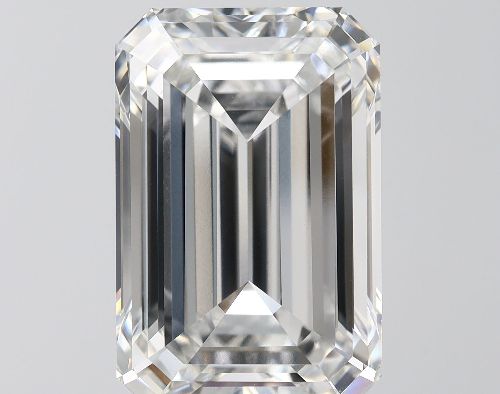 15.05ct F VVS2 Rare Carat Ideal Cut Emerald Lab Grown Diamond