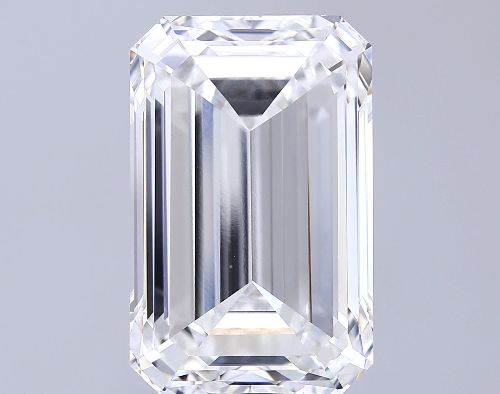15.01ct F VVS2 Rare Carat Ideal Cut Emerald Lab Grown Diamond