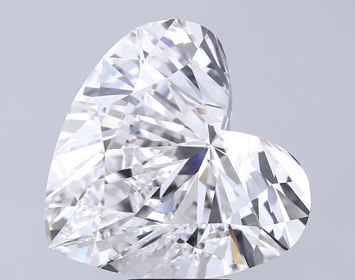 10.40ct F VVS2 Rare Carat Ideal Cut Heart Lab Grown Diamond
