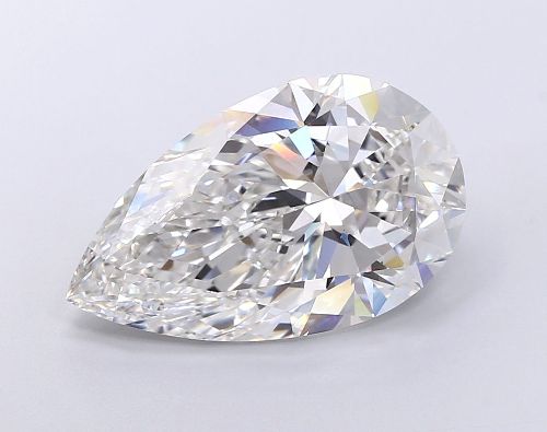 10.18ct F VVS2 Rare Carat Ideal Cut Pear Lab Grown Diamond