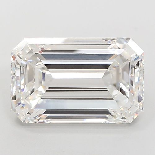 12.51ct F VVS2 Rare Carat Ideal Cut Emerald Lab Grown Diamond