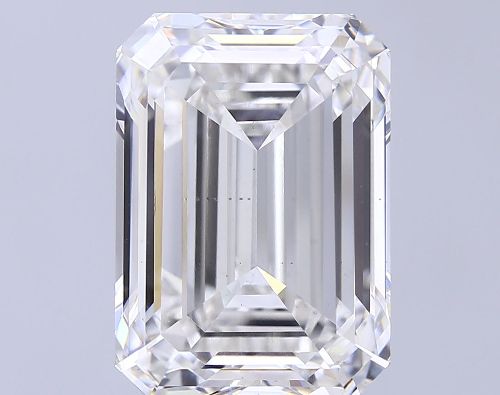 12.09ct F VS2 Rare Carat Ideal Cut Emerald Lab Grown Diamond