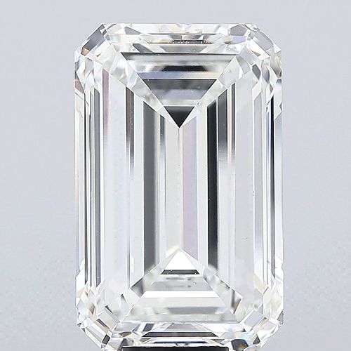 15.01ct F VVS2 Very Good Cut Emerald Lab Grown Diamond