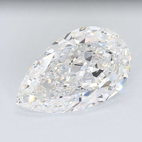 15.01ct F VVS2 Very Good Cut Pear Lab Grown Diamond