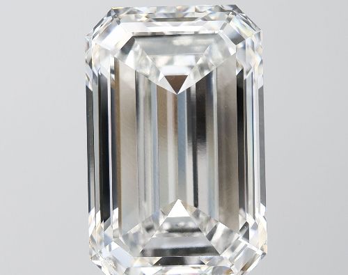 15.89ct F VVS2 Very Good Cut Emerald Lab Grown Diamond