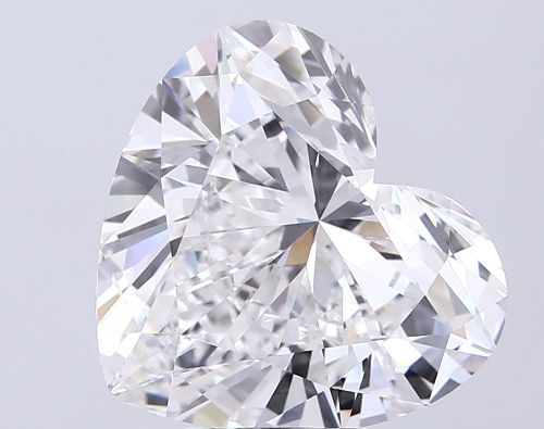 7.56ct E VVS2 Rare Carat Ideal Cut Heart Lab Grown Diamond