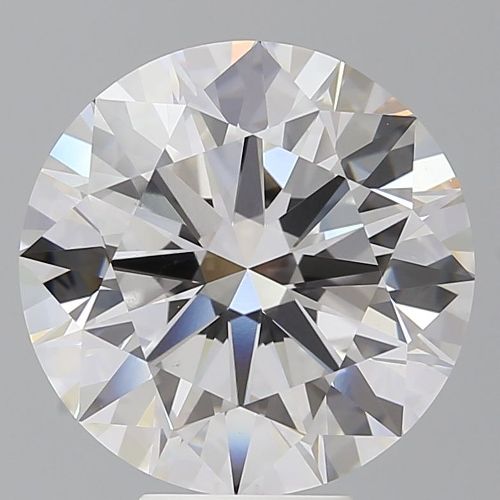 7.56ct F VVS2 Rare Carat Ideal Cut Round Lab Grown Diamond