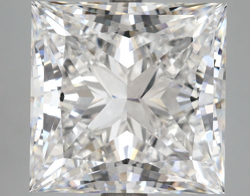 12.55ct E VVS2 Rare Carat Ideal Cut Princess Lab Grown Diamond