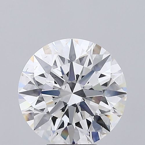 6.03ct F SI1 Rare Carat Ideal Cut Round Lab Grown Diamond