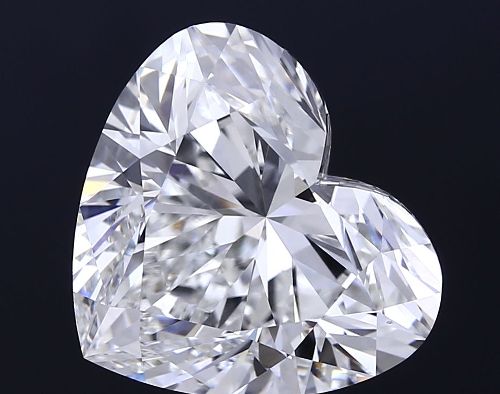 7.54ct E VVS2 Rare Carat Ideal Cut Heart Lab Grown Diamond
