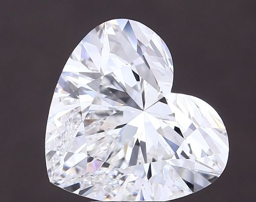 7.51ct F VS1 Rare Carat Ideal Cut Heart Lab Grown Diamond