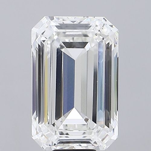 15.04ct F VVS2 Rare Carat Ideal Cut Emerald Lab Grown Diamond