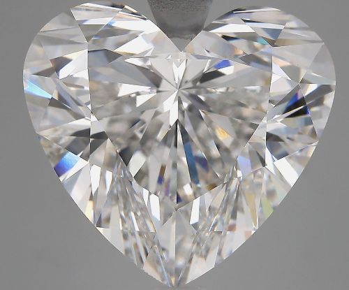 15.25ct F VVS2 Rare Carat Ideal Cut Heart Lab Grown Diamond