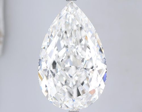 20.08ct F VVS2 Very Good Cut Pear Lab Grown Diamond
