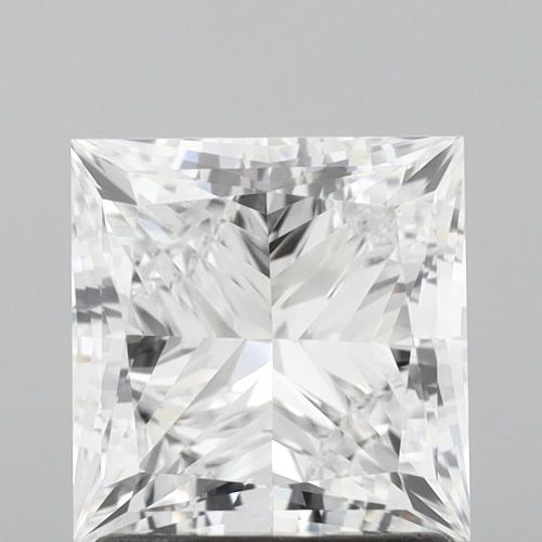 1.00ct F SI1 Rare Carat Ideal Cut Princess Lab Grown Diamond