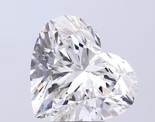 5.02ct G VS1 Rare Carat Ideal Cut Heart Lab Grown Diamond