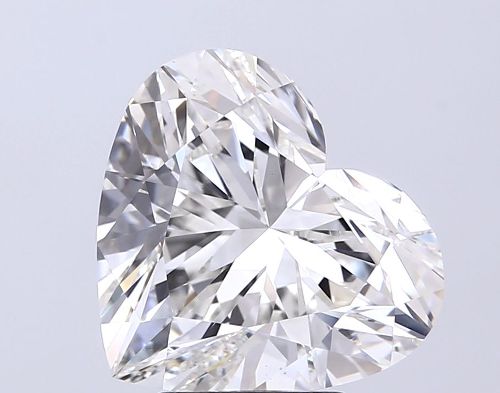 5.02ct G VS1 Rare Carat Ideal Cut Heart Lab Grown Diamond