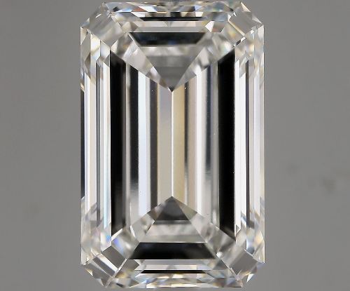 15.52ct F VVS2 Rare Carat Ideal Cut Emerald Lab Grown Diamond