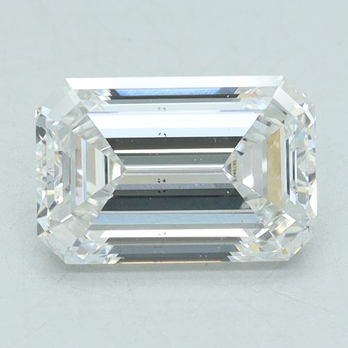 1.18ct E SI1 Rare Carat Ideal Cut Emerald Lab Grown Diamond