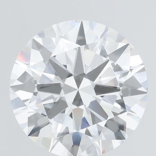 6.06ct D VVS2 Excellent Cut Round Lab Grown Diamond