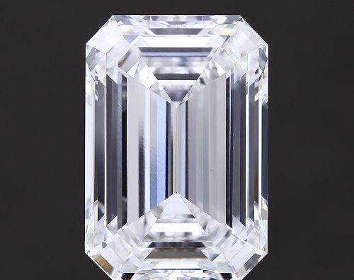 15.03ct F VVS2 Rare Carat Ideal Cut Emerald Lab Grown Diamond