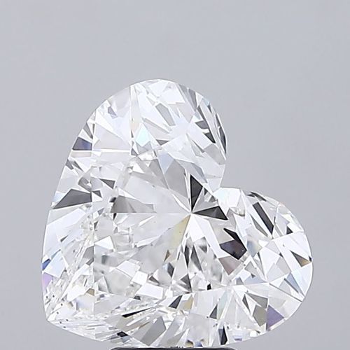 7.05ct F VS2 Rare Carat Ideal Cut Heart Lab Grown Diamond