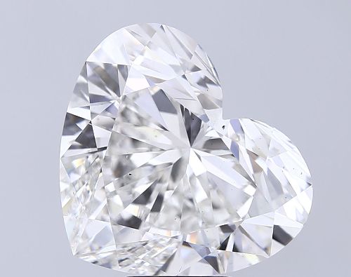 10.63ct F VS2 Rare Carat Ideal Cut Heart Lab Grown Diamond