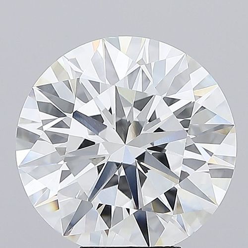 7.68ct E VVS2 Rare Carat Ideal Cut Round Lab Grown Diamond