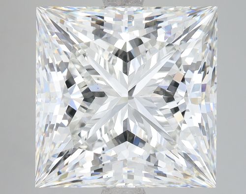10.09ct F VS2 Rare Carat Ideal Cut Princess Lab Grown Diamond