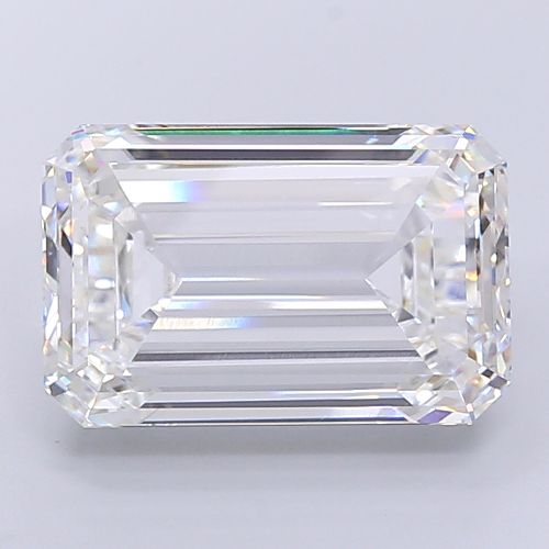 16.00ct F VVS2 Very Good Cut Emerald Lab Grown Diamond