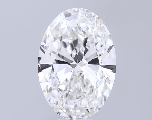 10.07ct F VVS2 Rare Carat Ideal Cut Oval Lab Grown Diamond