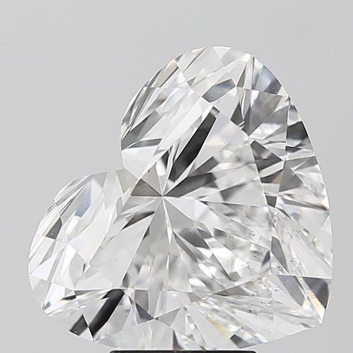 7.02ct E VS2 Rare Carat Ideal Cut Heart Lab Grown Diamond