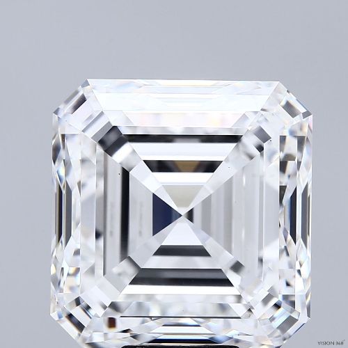 15.04ct E VS1 Rare Carat Ideal Cut Asscher Lab Grown Diamond