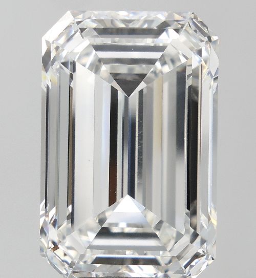15.01ct F VVS2 Excellent Cut Emerald Lab Grown Diamond