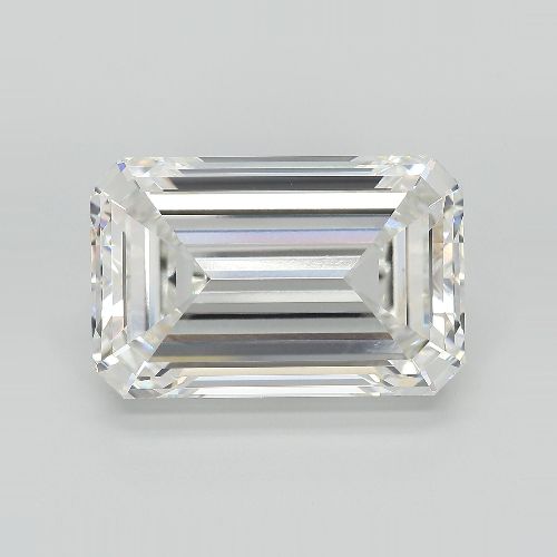 15.65ct G VVS2 Excellent Cut Emerald Lab Grown Diamond