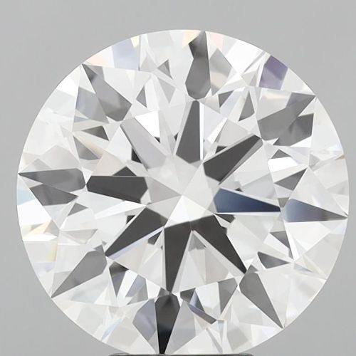 6.77ct D IF Rare Carat Ideal Cut Round Lab Grown Diamond